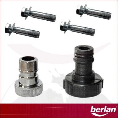 Berlan Solardusche 35 Liter Montagematerial
